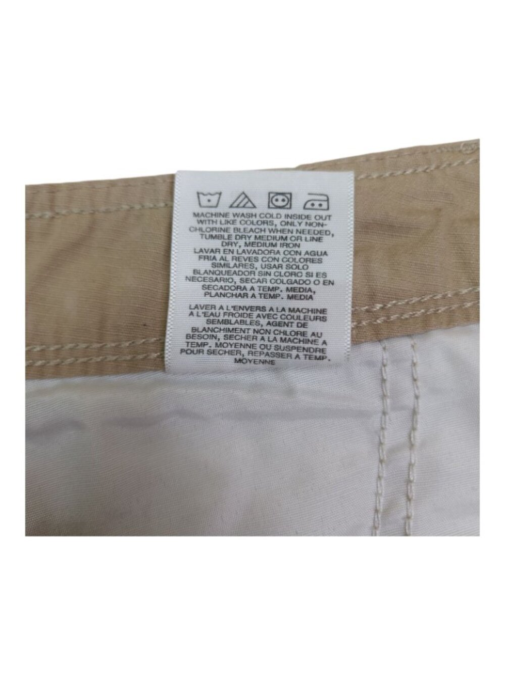 Wrangler Mens Cargo Shorts Khaki Size 42 100% Cotton Machine Washable - Picture 6 of 8